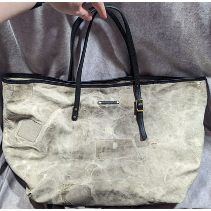 Kempton & Co NY Tough Distressed Canvas Tote