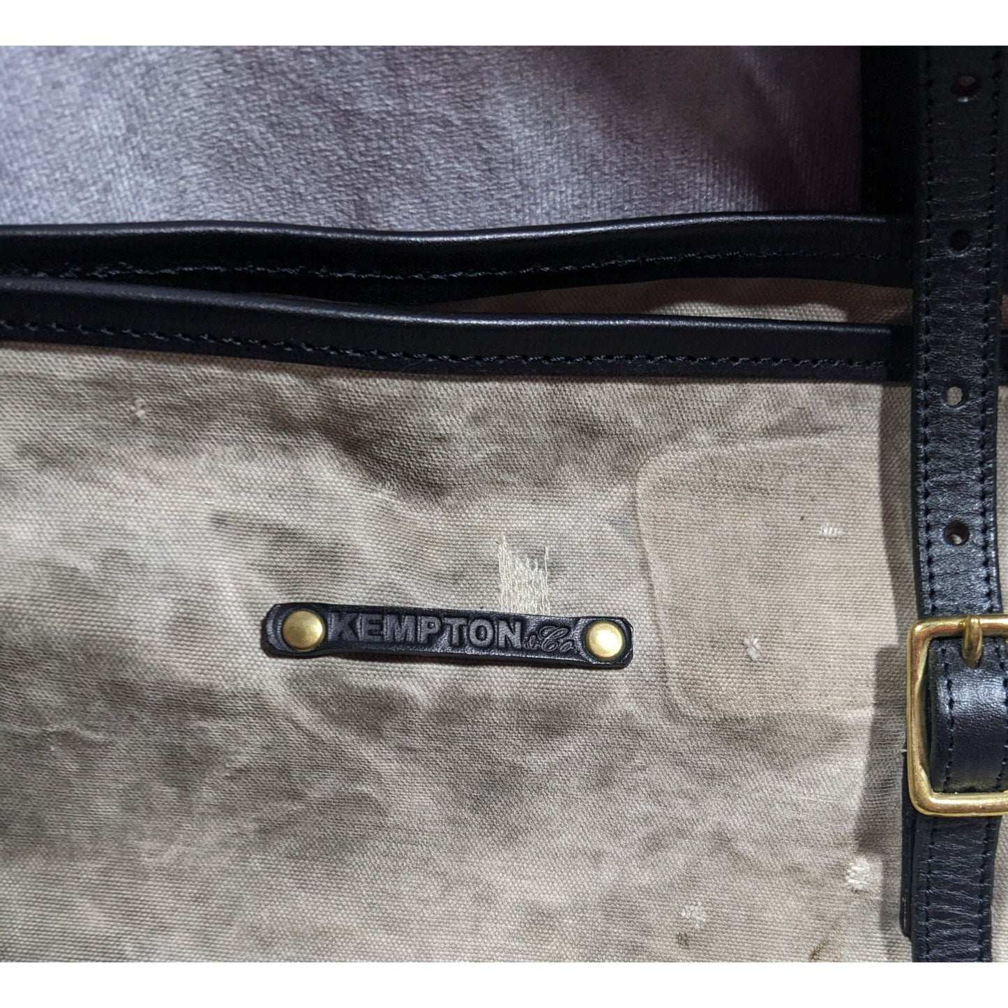 Kempton & Co NY Tough Distressed Canvas Tote