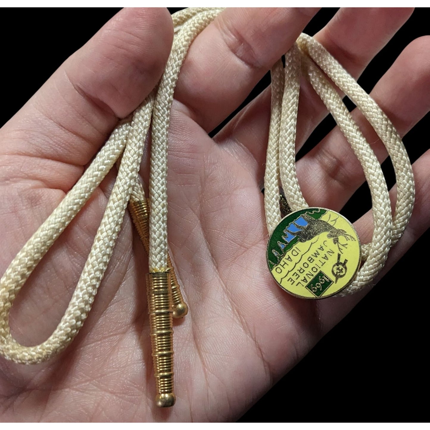 Vintage 1969 National Jamboree Idaho Bolo Tie