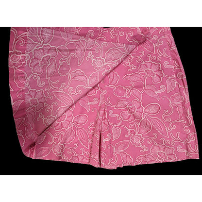 Vintage Pink Paisley Wrap Skort by White Stag