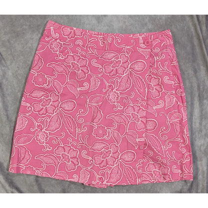 Vintage Pink Paisley Wrap Skort by White Stag