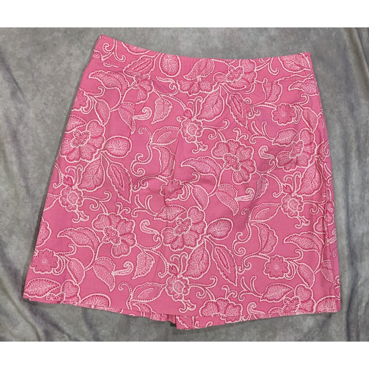 Vintage Pink Paisley Wrap Skort by White Stag