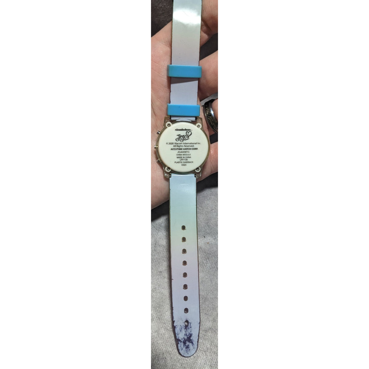 Y2K Kidcore Rainbow JoJo Siwa Digital Watch Music Bow Novelty