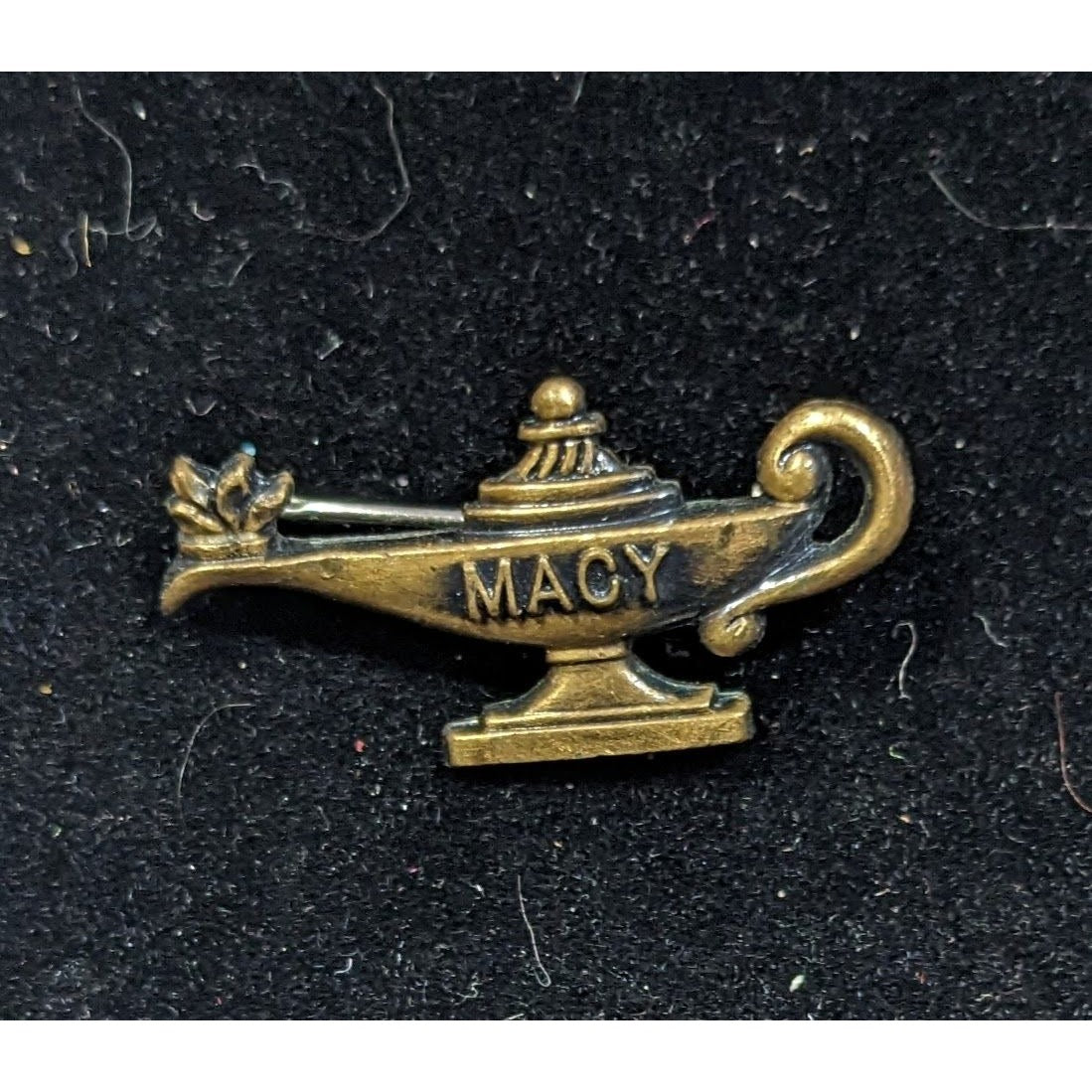 Vintage 60s Edith Macy Lamp Of Knowledge Event Girl Scout Collectible Pin