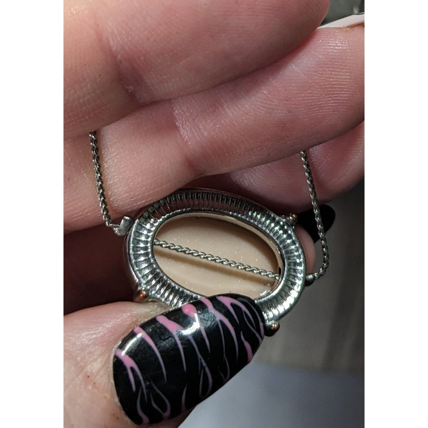 Y2K Style Gemmed And Beaded Opera Length Station Necklace