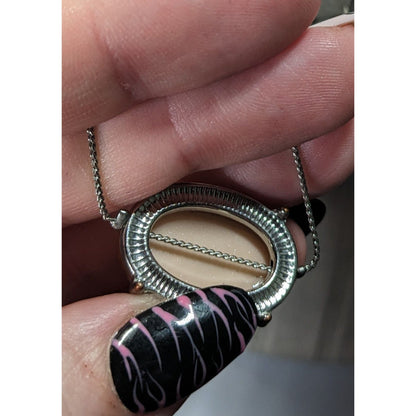 Y2K Style Gemmed And Beaded Opera Length Station Necklace