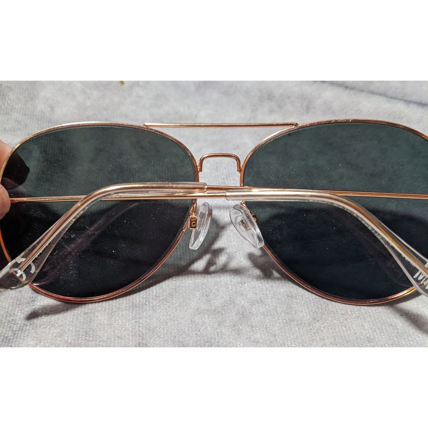 H&M Gold And Pink Mirror Lens Aviator Sunglasses