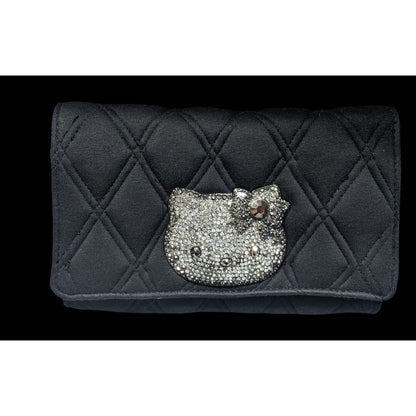 Victoria Couture x Hello Kitty Glam Goth Quilted Wallet With Dust Bag