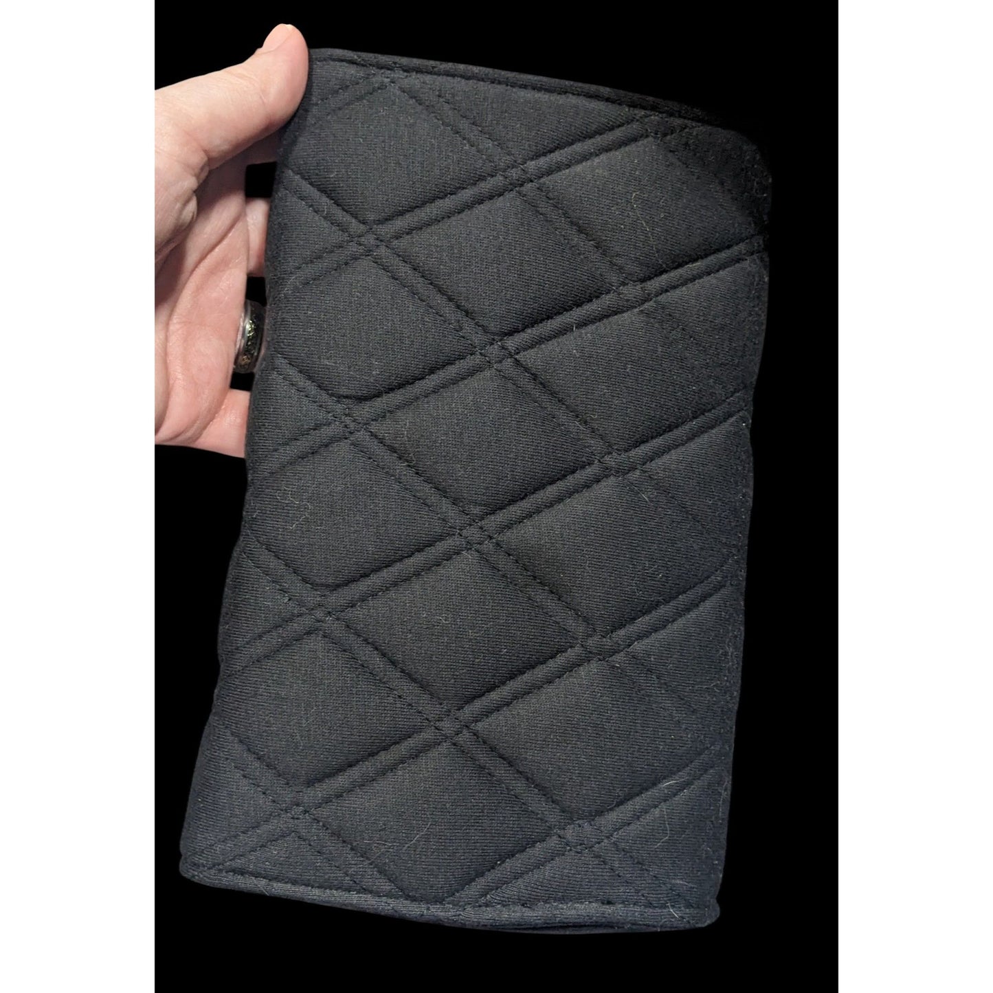 Victoria Couture x Hello Kitty Glam Goth Quilted Wallet With Dust Bag