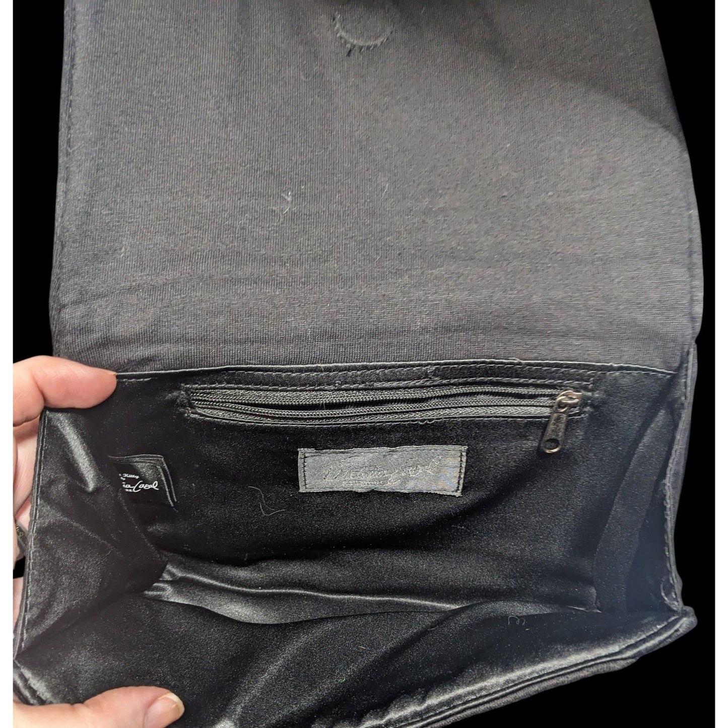 Victoria Couture x Hello Kitty Glam Goth Quilted Wallet With Dust Bag