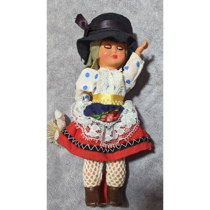 Vintage Portuguese Miniature Collectible Souvenir Doll