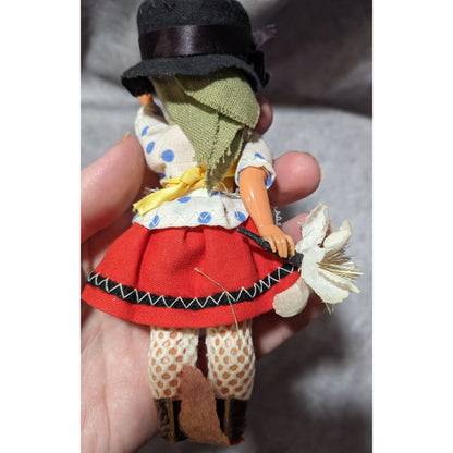 Vintage Portuguese Miniature Collectible Souvenir Doll