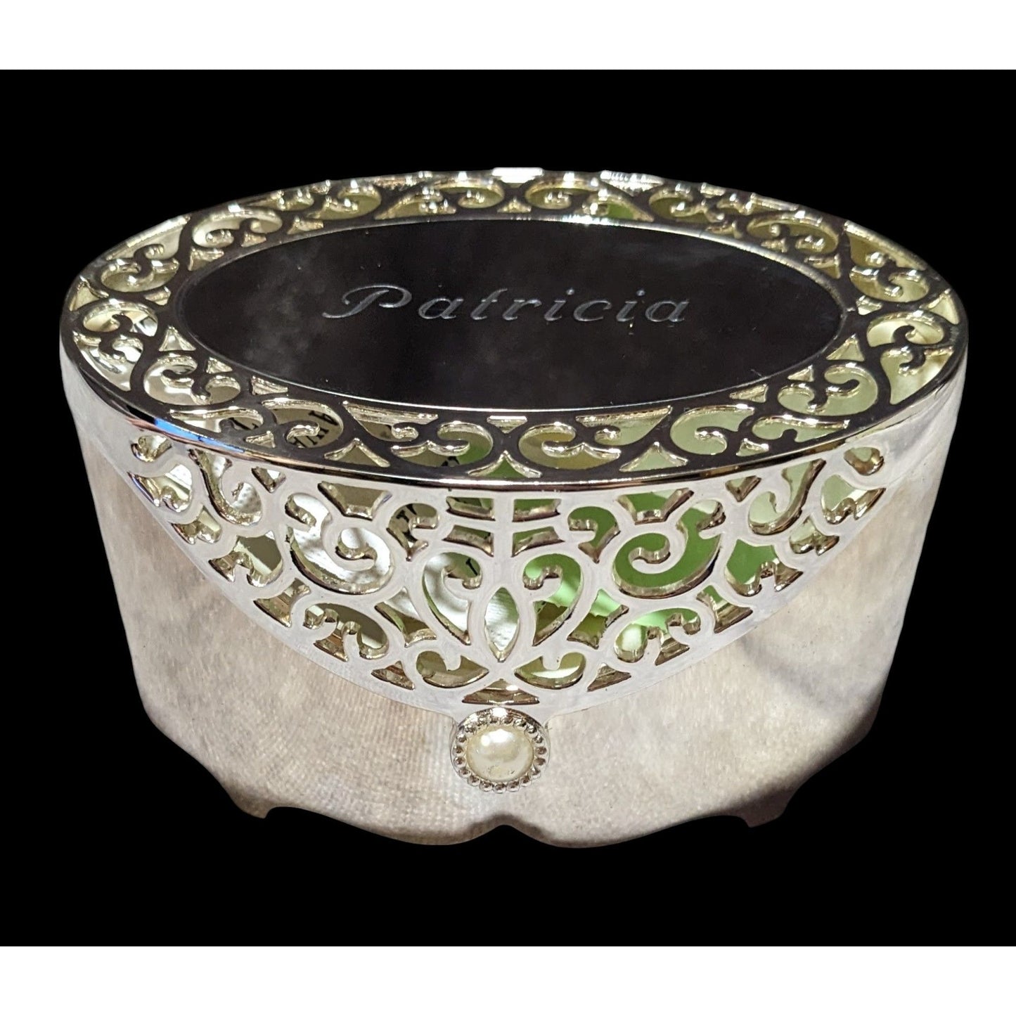 Things Remembered Silver Filigree Keepsake Box