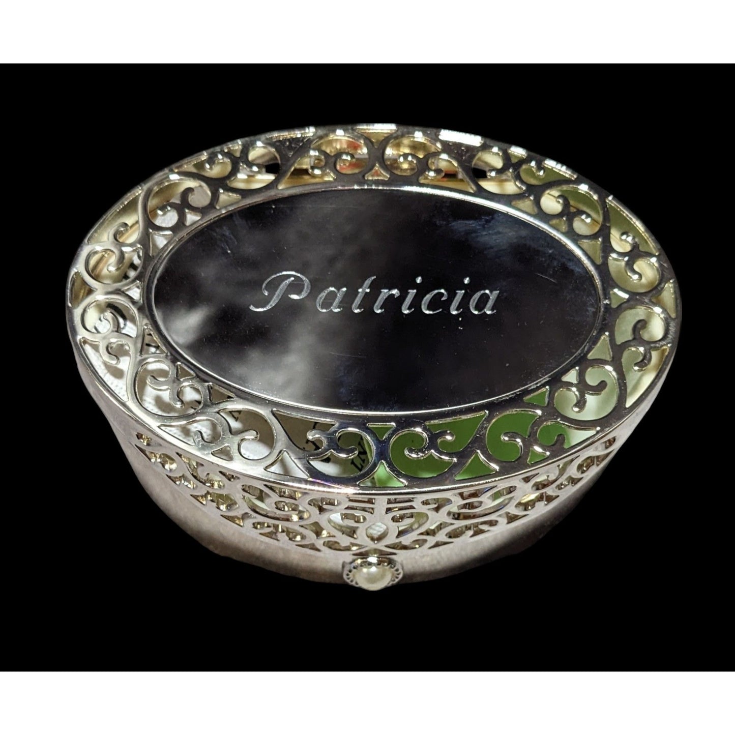 Things Remembered Silver Filigree Keepsake Box