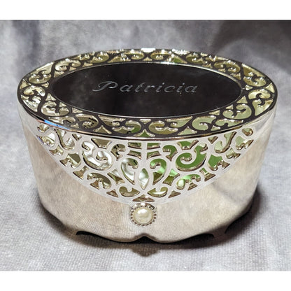 Things Remembered Silver Filigree Keepsake Box