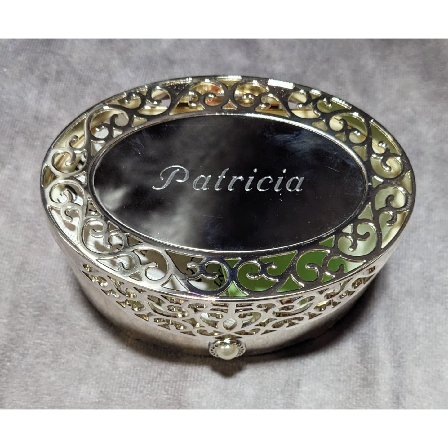 Things Remembered Silver Filigree Keepsake Box