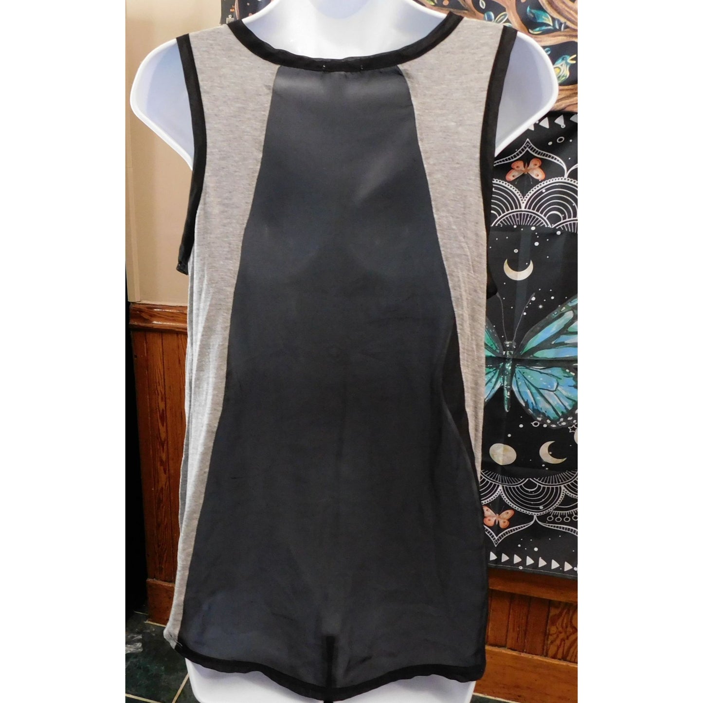 One Clothing Sheer Back Tiger  Tank Top