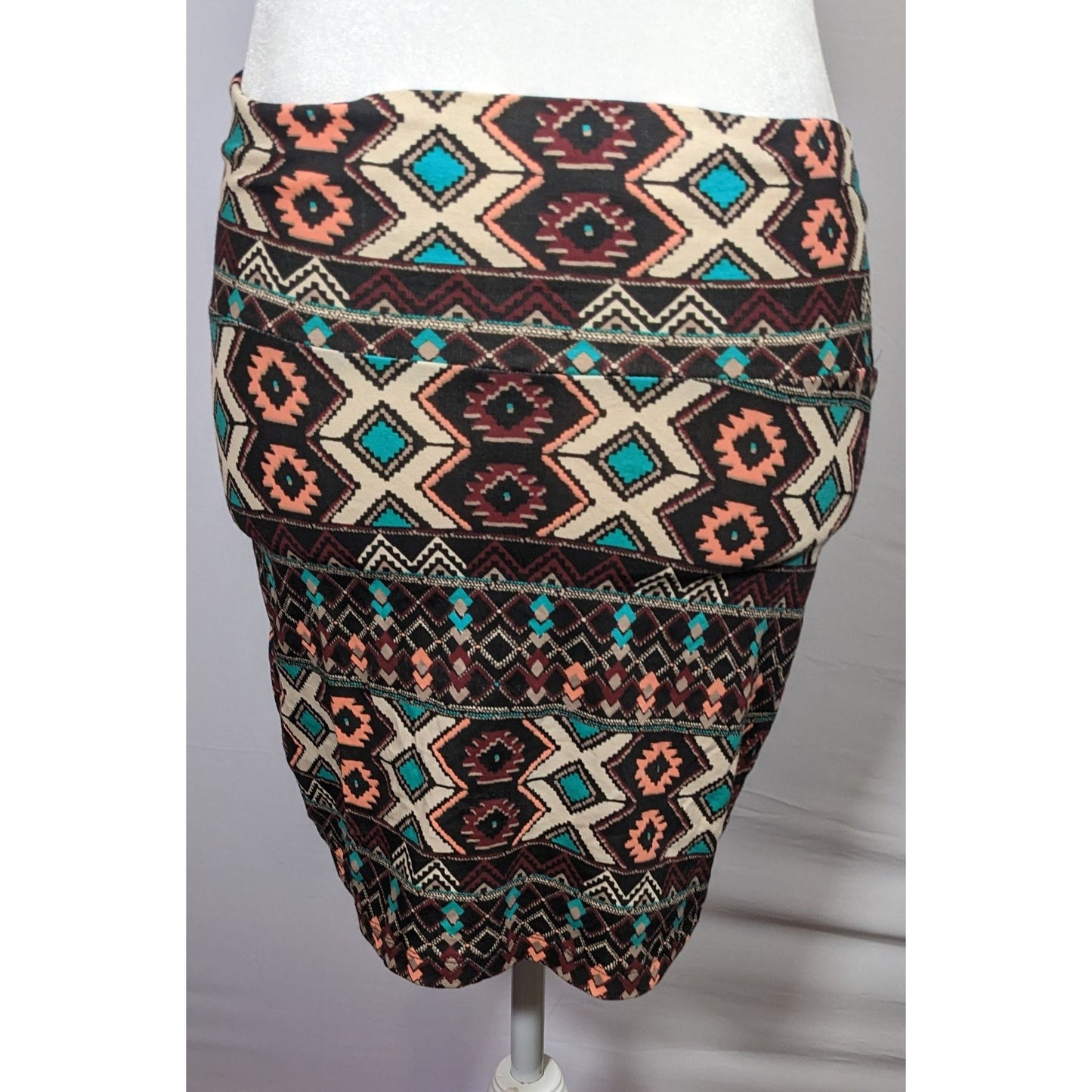 Charlotte Russe Southwestern Tribal Print Mini Skirt