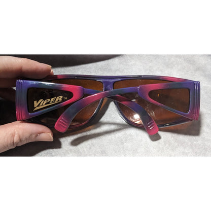 Vintage Viper Pink And Purple Sunglasses