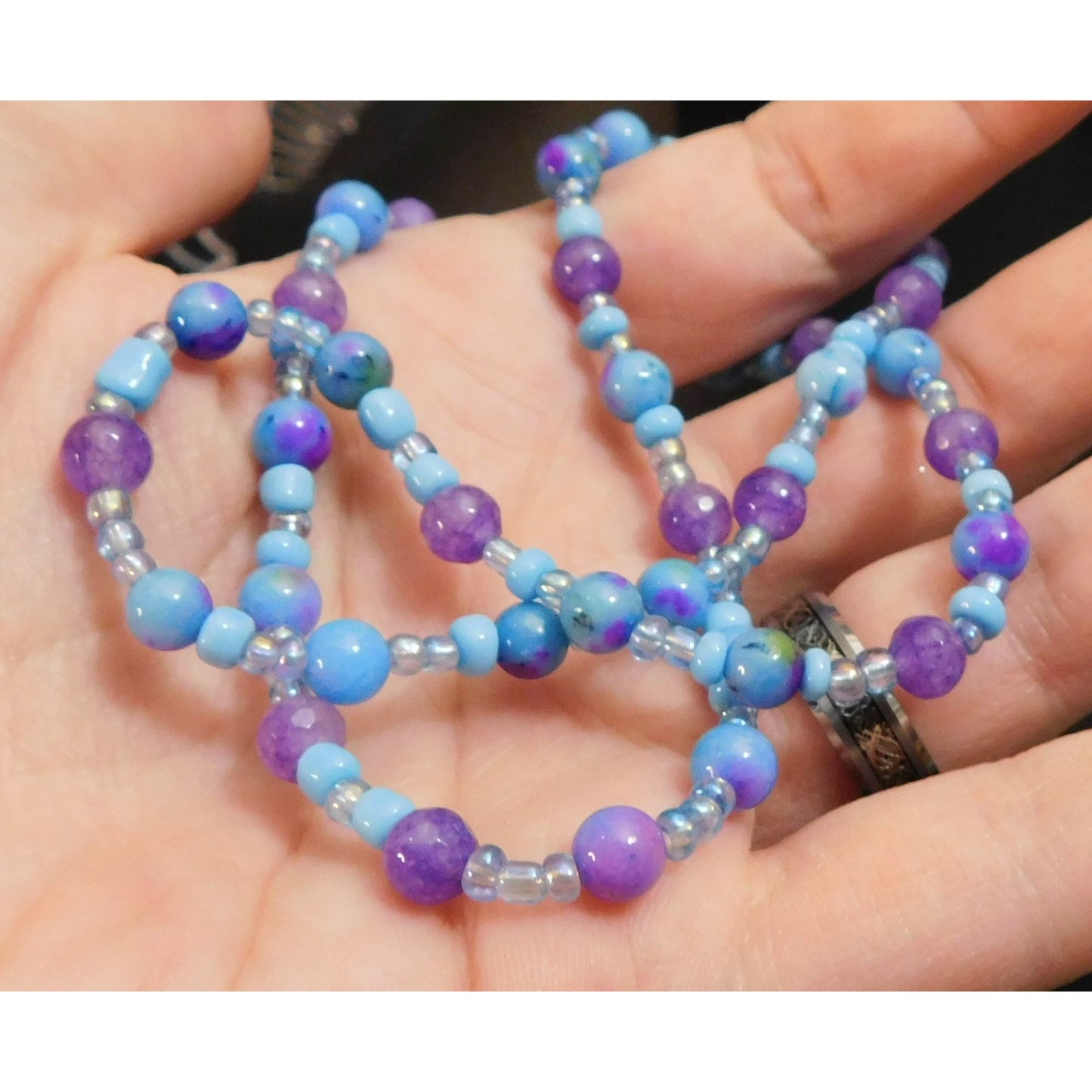 Meraidcore Candycore Glass Beaded Necklace