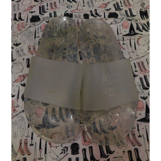 Karl Lagerfeld Paris Clear Jelly Slides