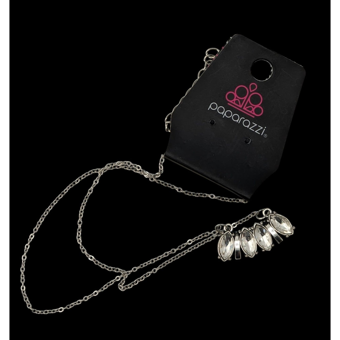 Art Deco Glam Necklace Paparazzi Deco Decadence | Silver Tone NWT Statement Jewelry