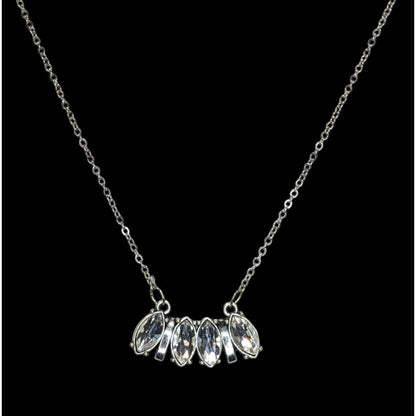 Art Deco Glam Necklace Paparazzi Deco Decadence | Silver Tone NWT Statement Jewelry