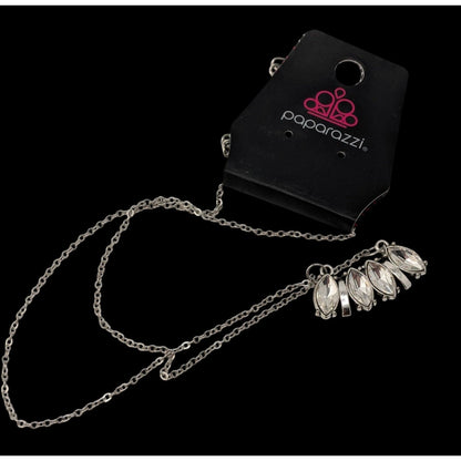 Art Deco Glam Necklace Paparazzi Deco Decadence | Silver Tone NWT Statement Jewelry