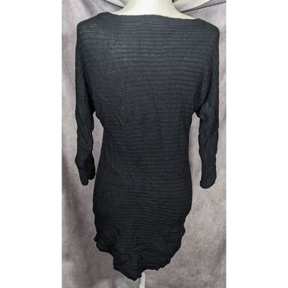 New York & Company Corporate Goth Black Knit Sweater