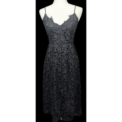 ASTR The Label Gothic Floral Lace Overlay Dress Size Medium