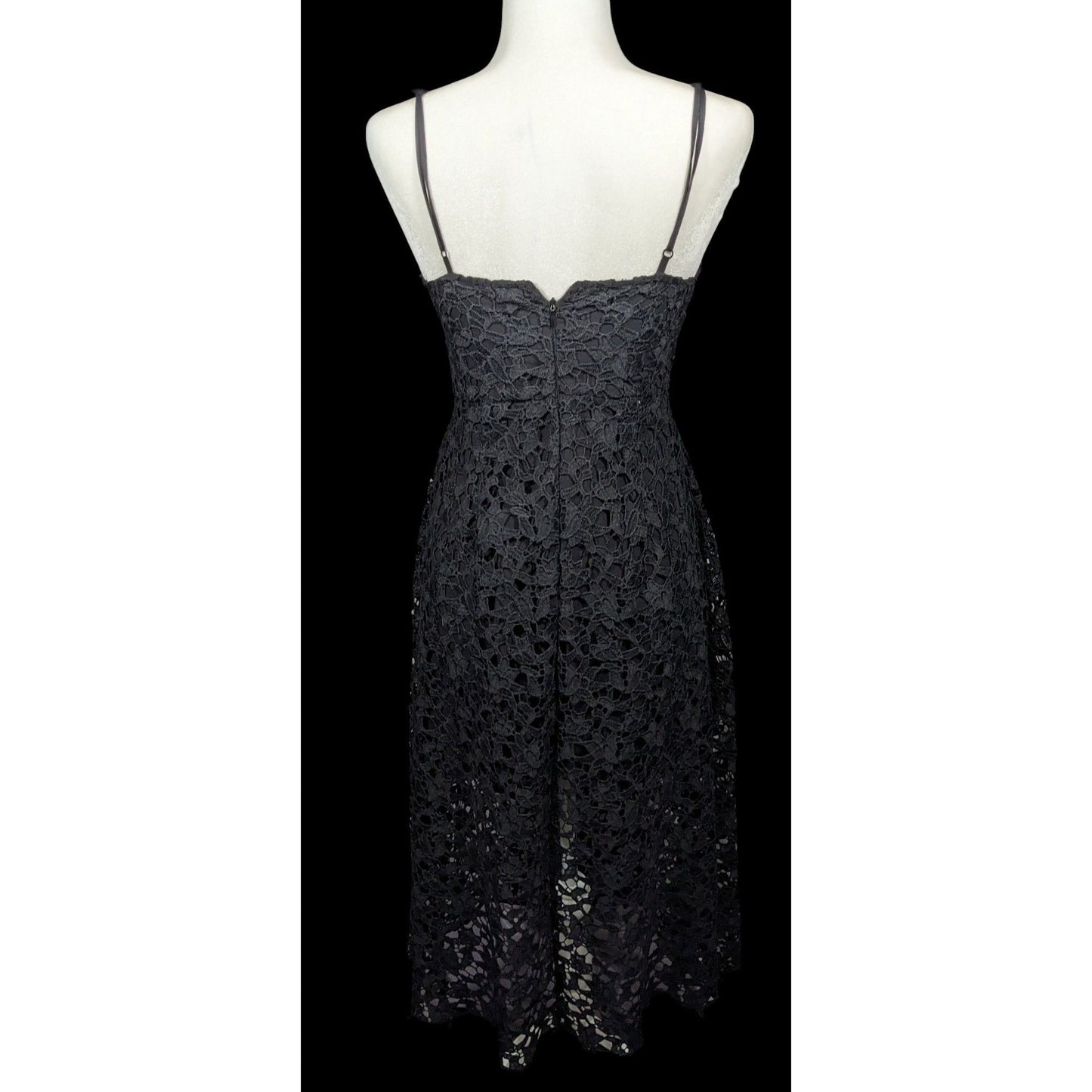 ASTR The Label Gothic Floral Lace Overlay Dress Size Medium