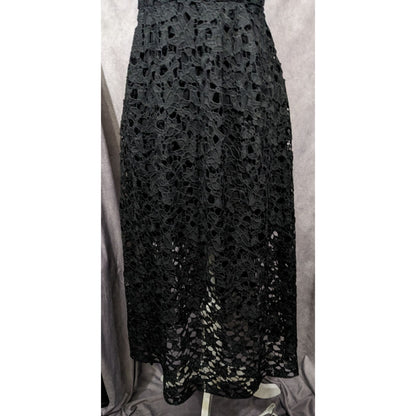 ASTR The Label Gothic Floral Lace Overlay Dress Size Medium