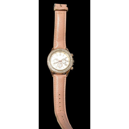 Francesca's Rewound Pink And Rose Gold Tone Watch