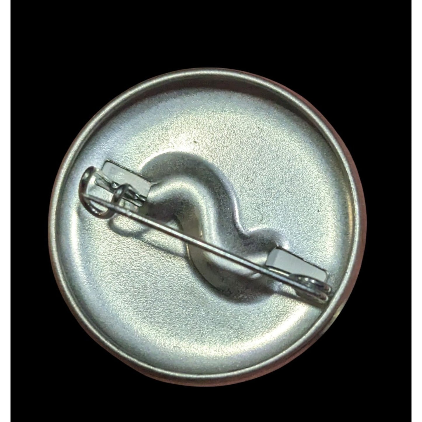 Casual Black Pin/Button With Cannabis Leaf Print