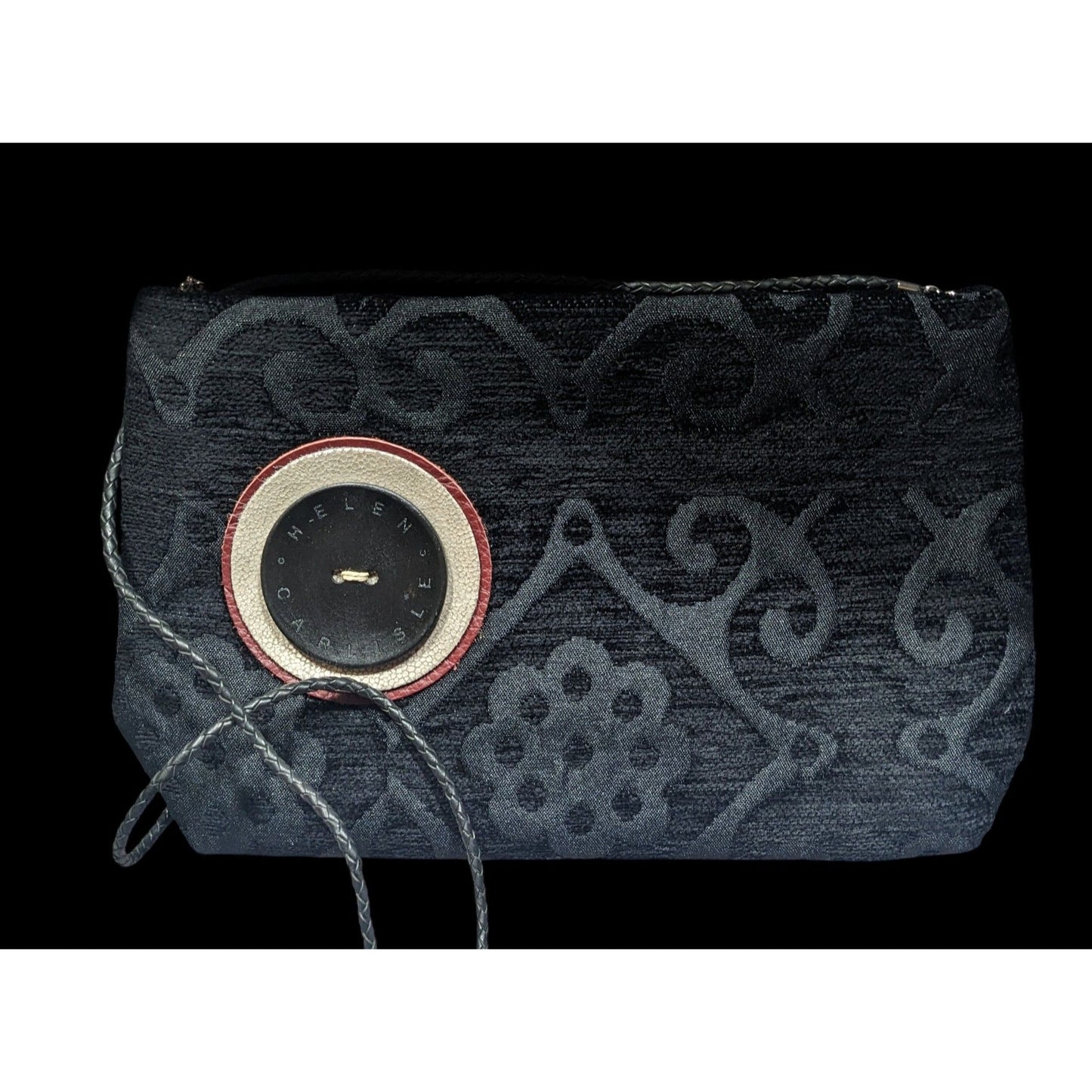 Helen Carlisle Gothic Upcycled Brocade Gothic Shoulder Bag