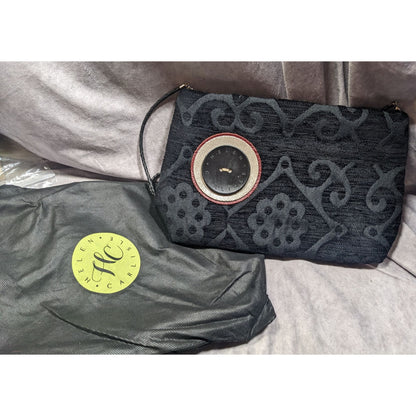 Helen Carlisle Gothic Upcycled Brocade Gothic Shoulder Bag