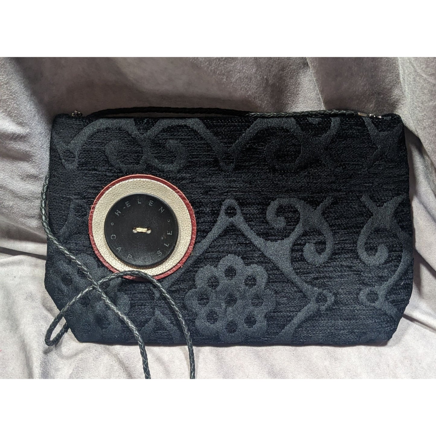 Helen Carlisle Gothic Upcycled Brocade Gothic Shoulder Bag