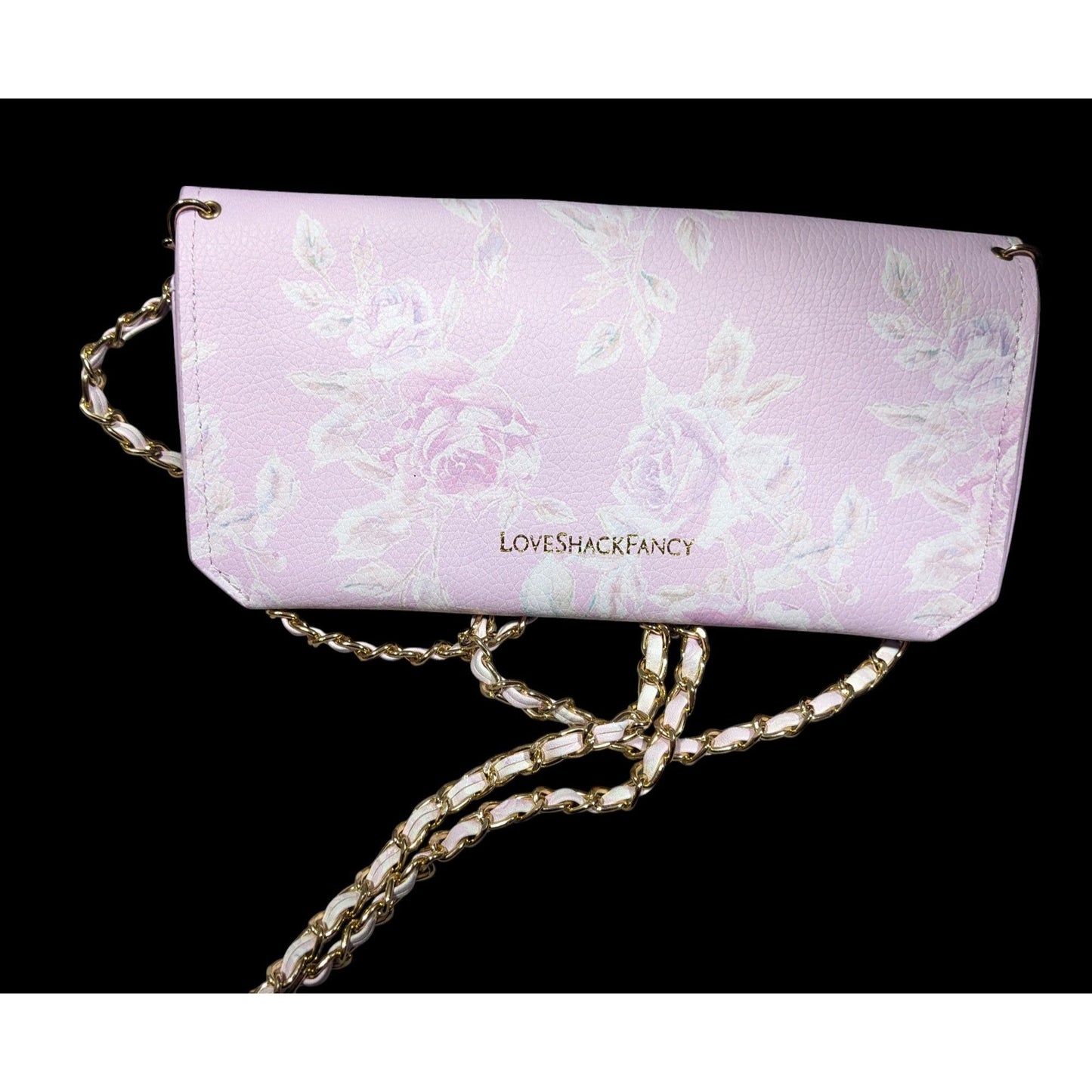 LoveShackFancy Coquette Pink Floral Mini Crossbody Bag