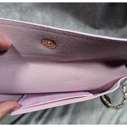 LoveShackFancy Coquette Pink Floral Mini Crossbody Bag