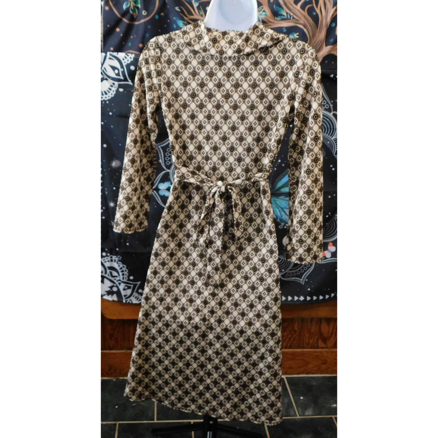Vintage Jus D'Orange Paris 70s Style Wrap Dress