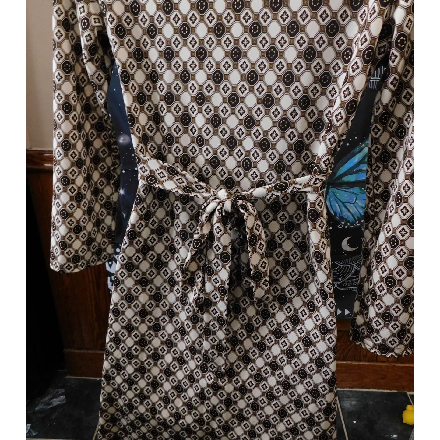 Vintage Jus D'Orange Paris 70s Style Wrap Dress