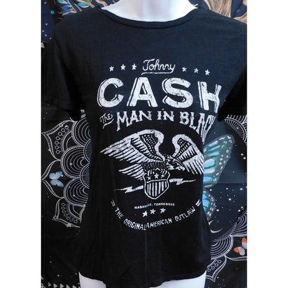 Johnny Cash The Man In Black Music  Tee