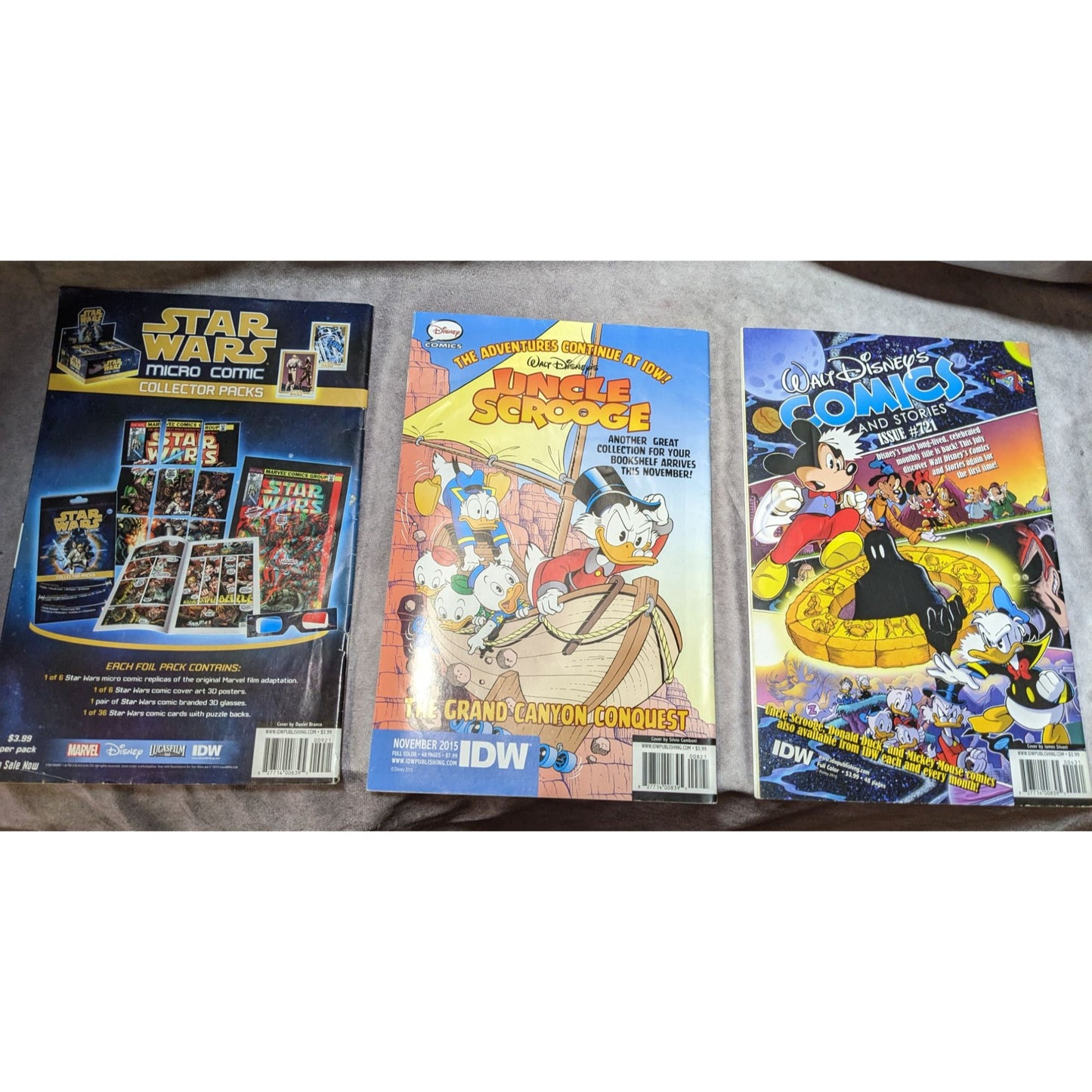 Walt Disney Uncle Scrooge Comic Book Bundle