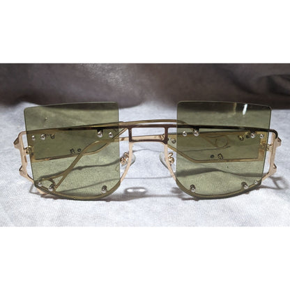 Funky Retro Steampunk Abstract Sunglasses