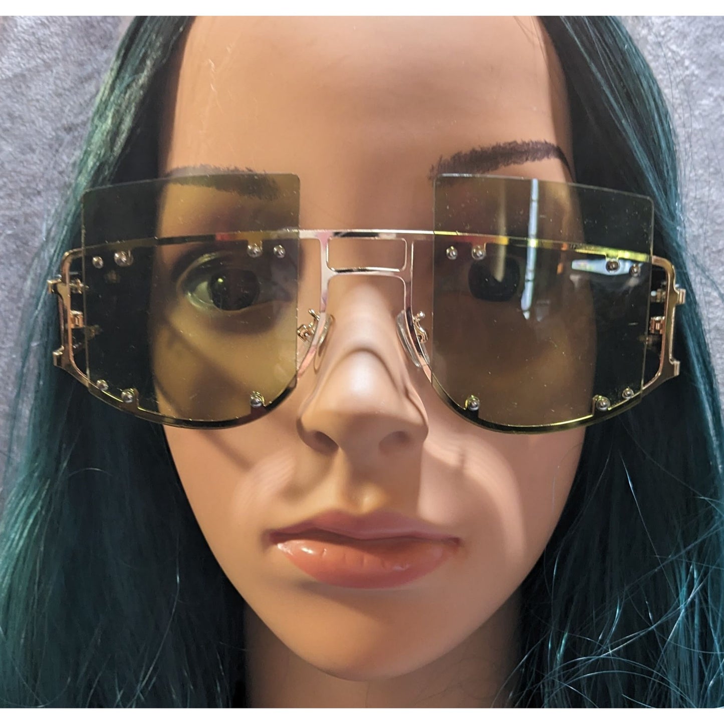 Funky Retro Steampunk Abstract Sunglasses