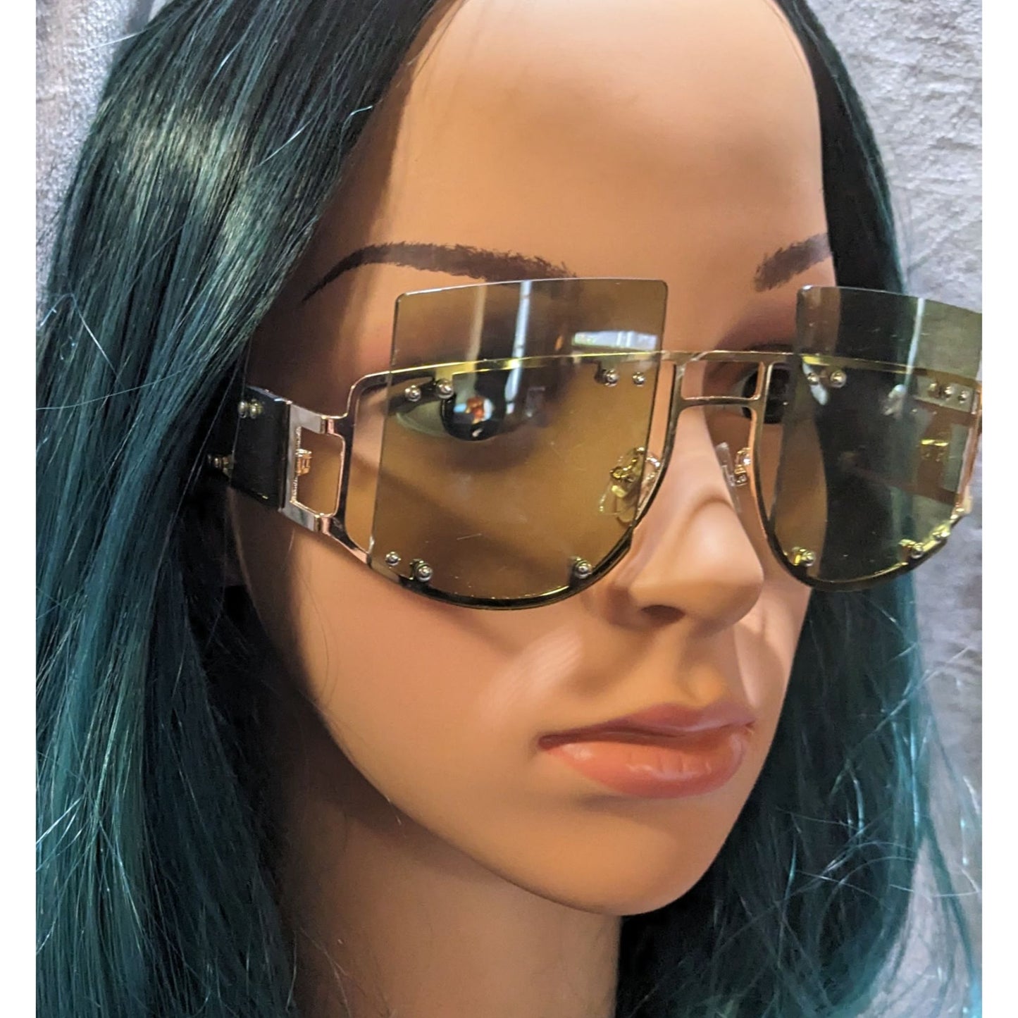 Funky Retro Steampunk Abstract Sunglasses