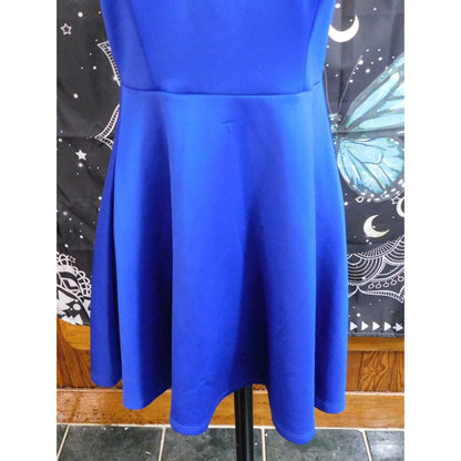 Trixxie Blue Cage Front Mini Dress Size 1