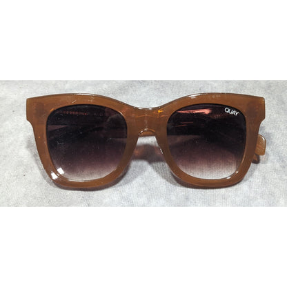 Quay Australia After Hours Chunky Retro Caramel Frame Sunglasses