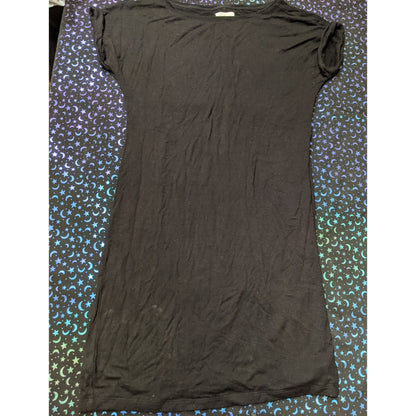 Lou & Grey Black T-Shirt Dress Size Medium