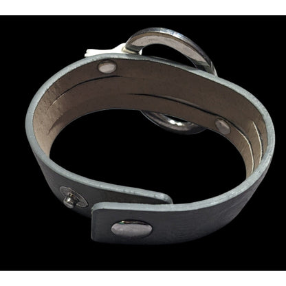 Paparazzi Cowgirl Cavalier Grey And Silver Tone Bracelet